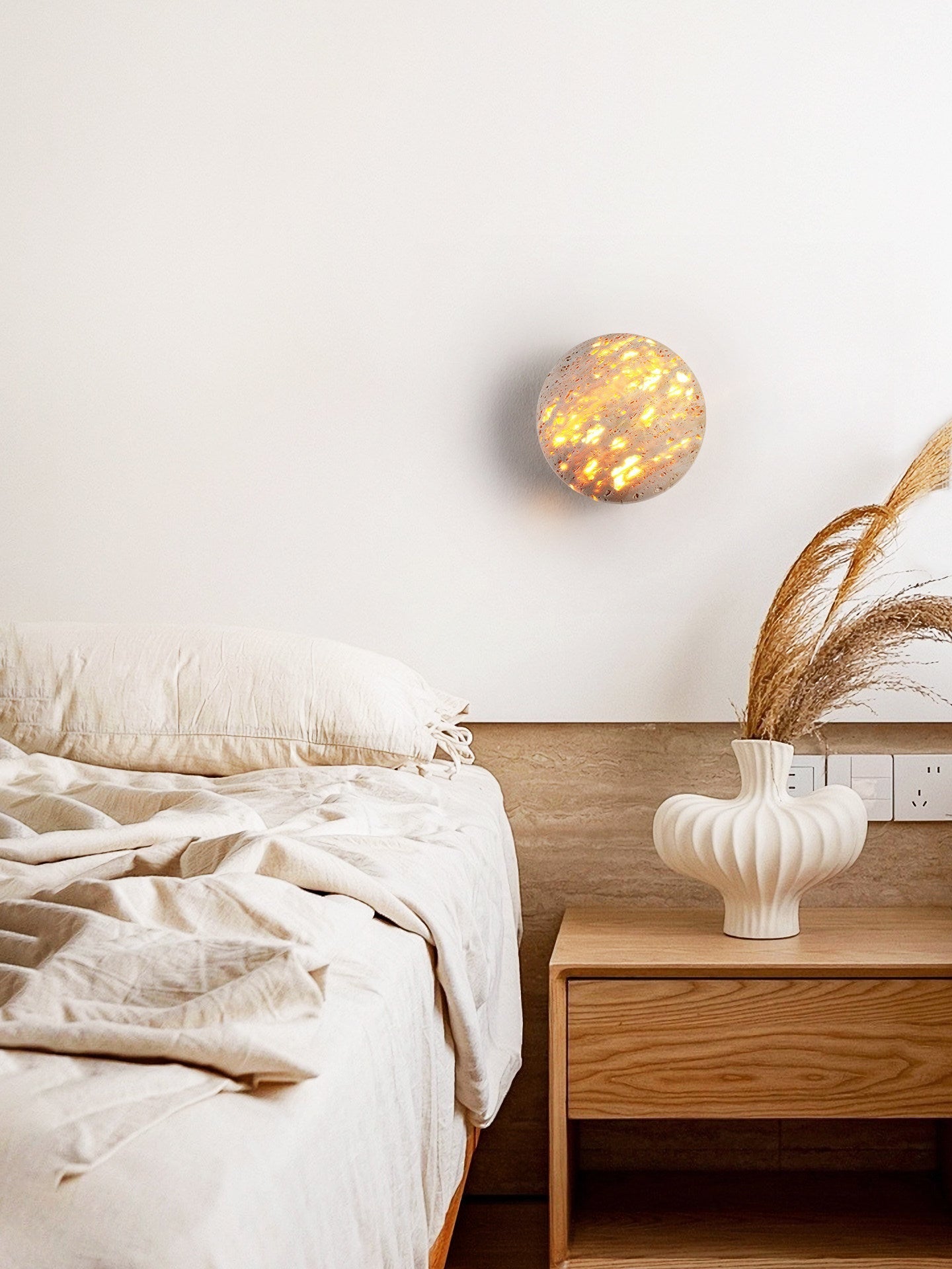 Petaina Luma Stone Wall Light