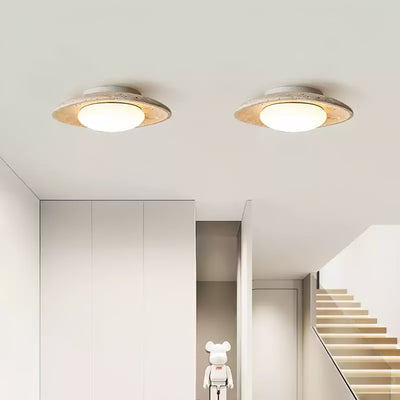 Serinora Travertine Ceiling Light