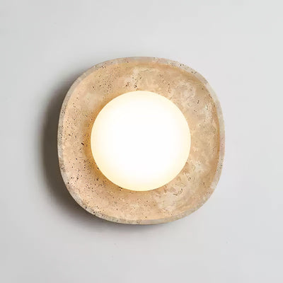 Serinora Travertine Ceiling Light