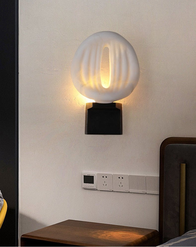 Eirion Rift Alabaster Wall Lamp