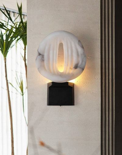 Eirion Rift Alabaster Wall Lamp