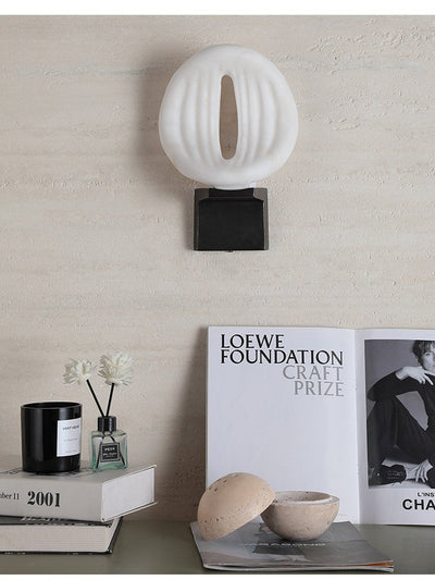 Eirion Rift Alabaster Wall Lamp