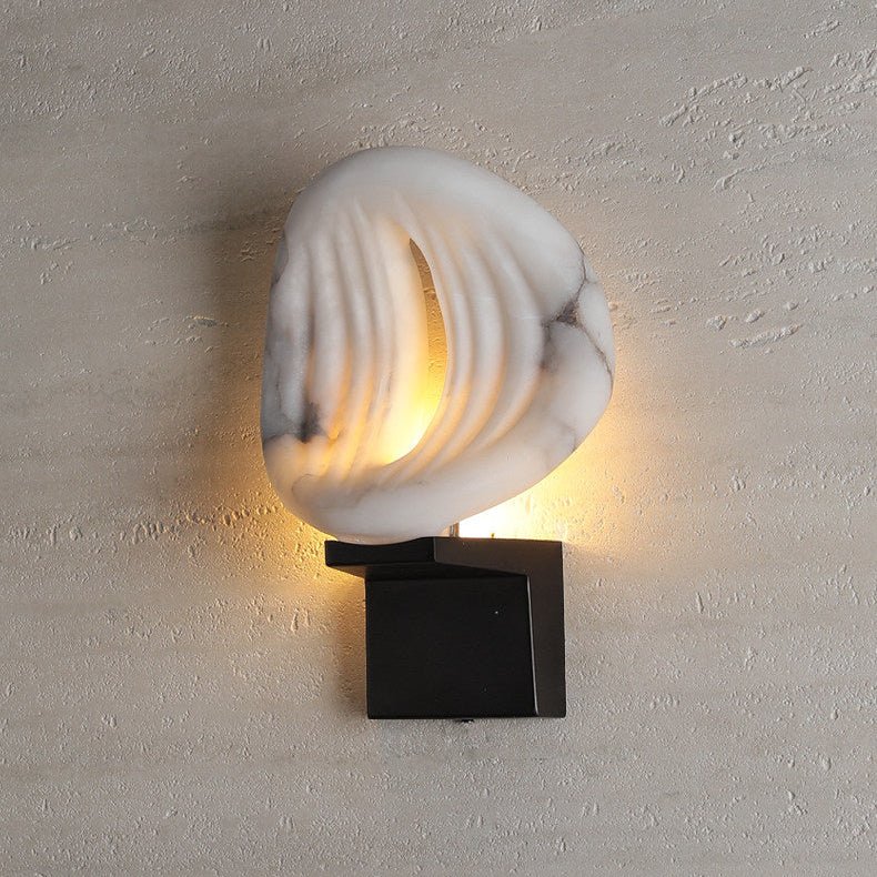 Eirion Rift Alabaster Wall Lamp