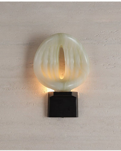 Eirion Rift Alabaster Wall Lamp