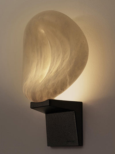Eirion Rift Alabaster Wall Lamp