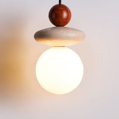 Grylen Travertine Pendant Light