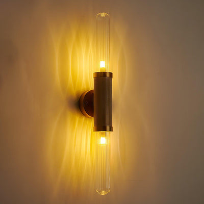 Alorira Nordic Art Column Glass Wall Sconce