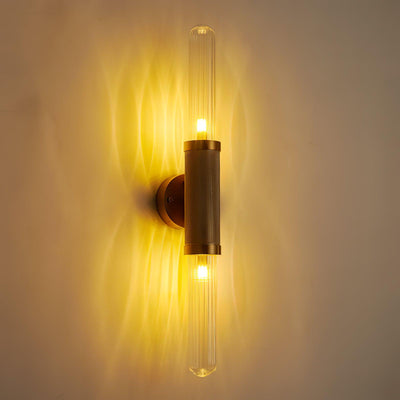 Alorira Nordic Art Column Glass Wall Sconce