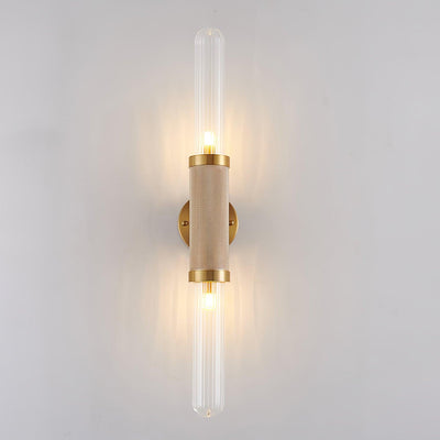 Alorira Nordic Art Column Glass Wall Sconce