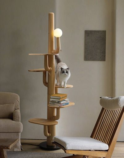 Rymb Wood Tree Floor Lamp