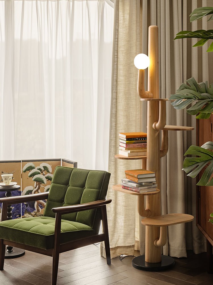 Rymb Wood Tree Floor Lamp