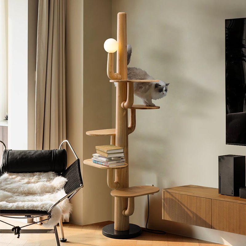 Rymb Wood Tree Floor Lamp