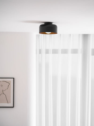 Clairbrook Wood Round Flush Mount Ceiling Light