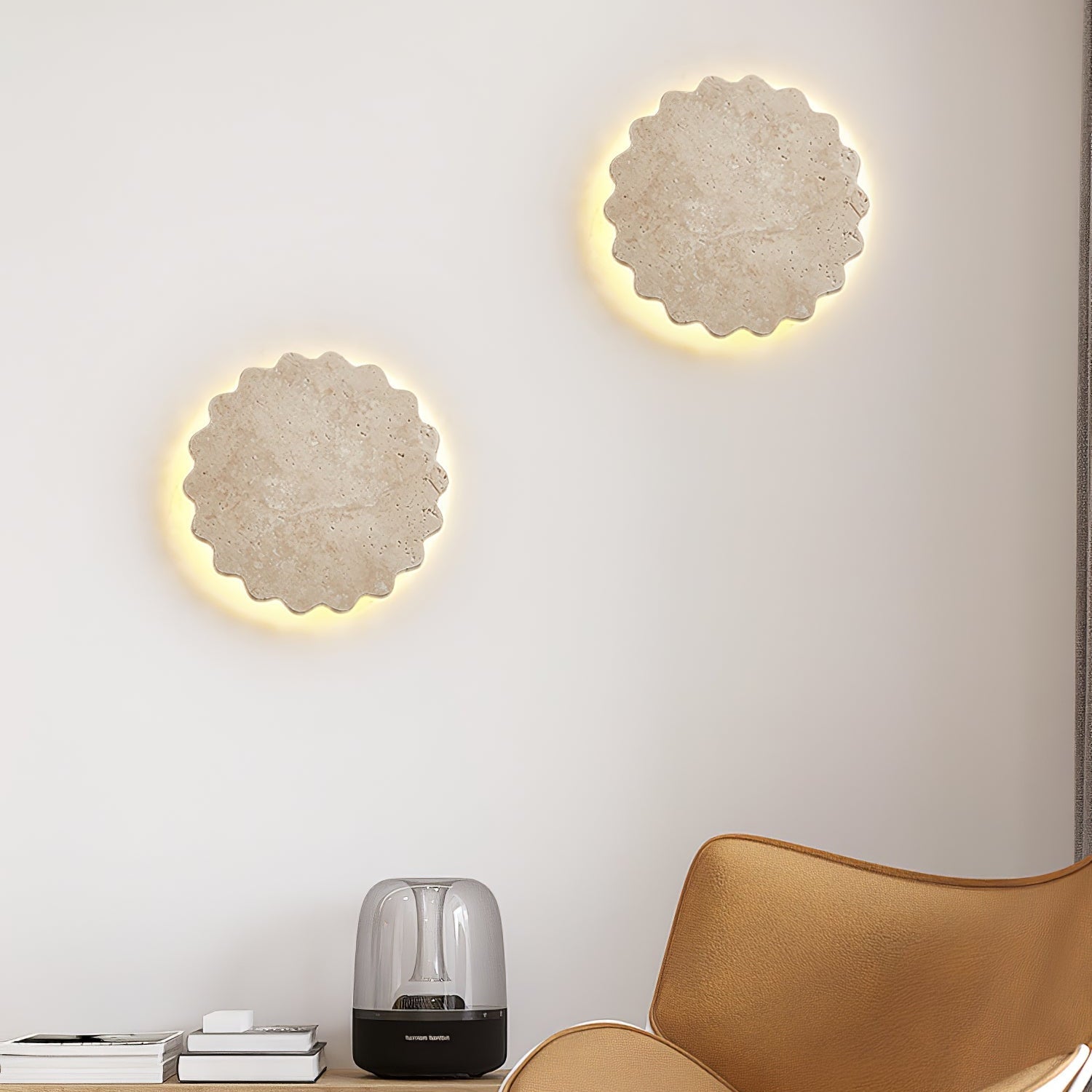 Viraanette Luna Scallop Wall Lamp