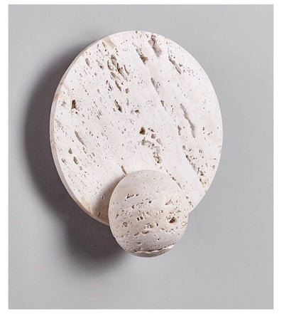 Norivaine Eclipse Travertine Wall Light