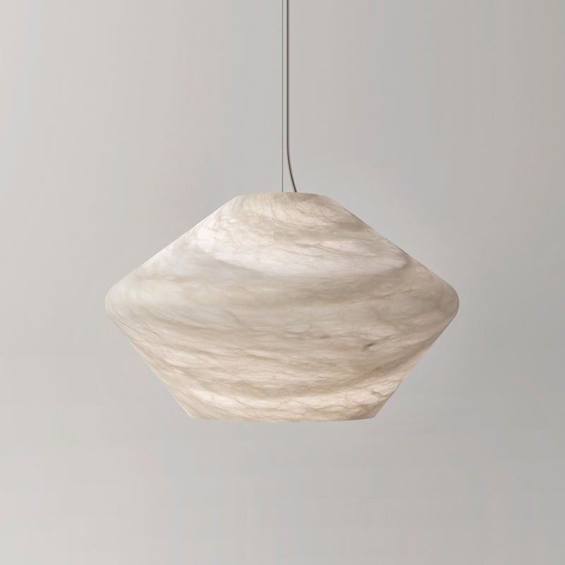 Alabaster Veil Pendant Light - Neutral Decor
