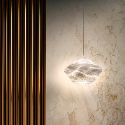 Alabaster Veil Pendant Light - Neutral Decor