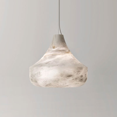 Alabaster Veil Pendant Light - Neutral Decor