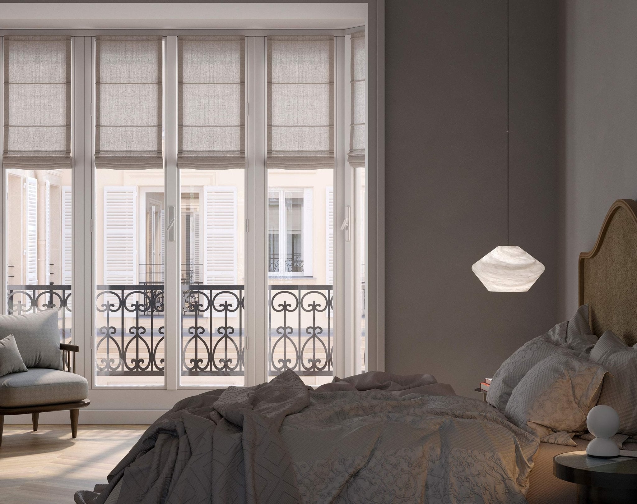 Alabaster Veil Pendant Light - Neutral Decor