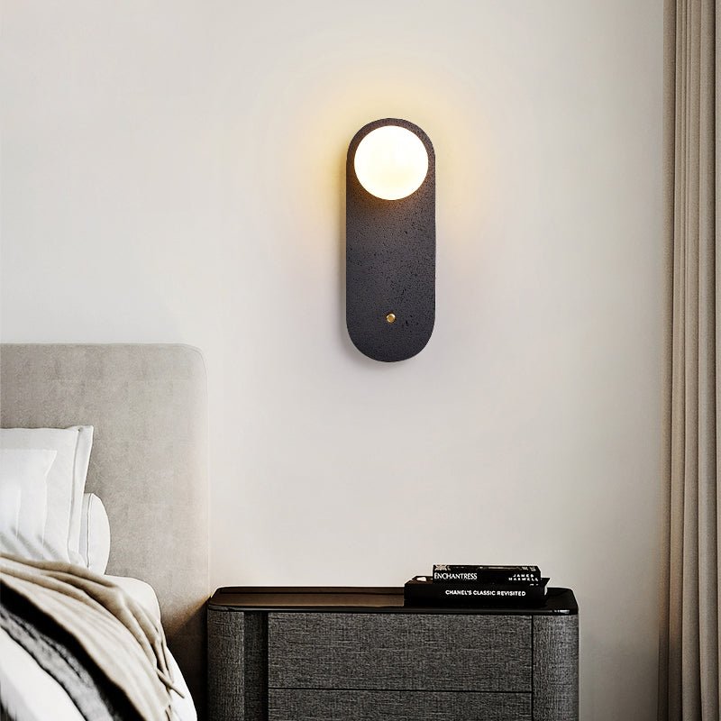 Taveella Black Travertine Hearth Sconce
