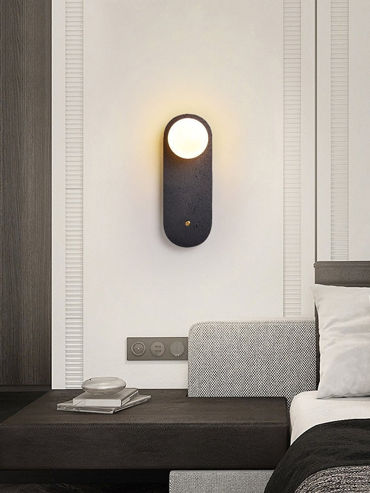 Taveella Black Travertine Hearth Sconce