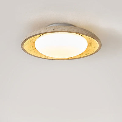 Tavuena Yellow Travertine Ceiling Light