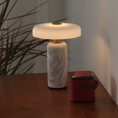 Juniper Marble Cordless Table Lamp