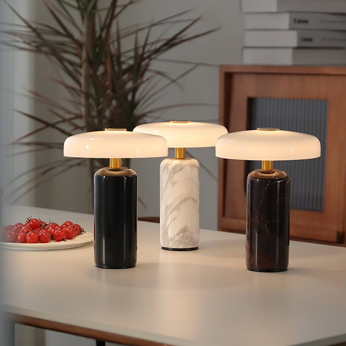 Juniper Marble Cordless Table Lamp
