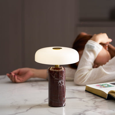Juniper Marble Cordless Table Lamp