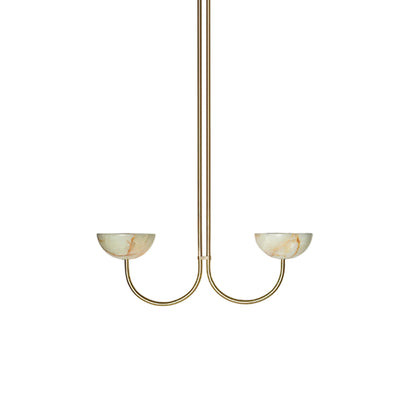 Hartvik Duo Pendant Lamp Alabaster