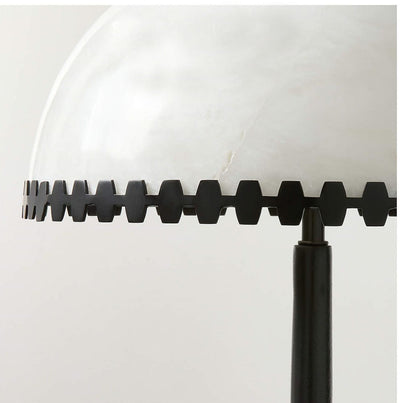Nuxs Elegant Alabaster Dome Table Lamp
