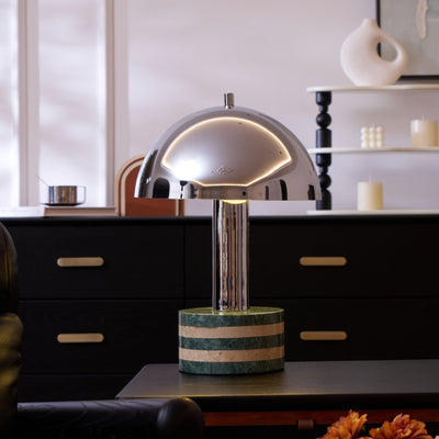 Strata Minimalist Marble Table Lamp