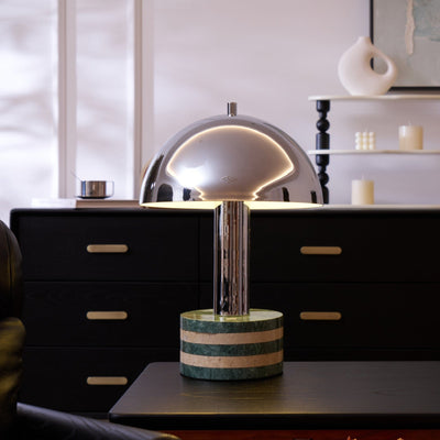 Strata Minimalist Marble Table Lamp