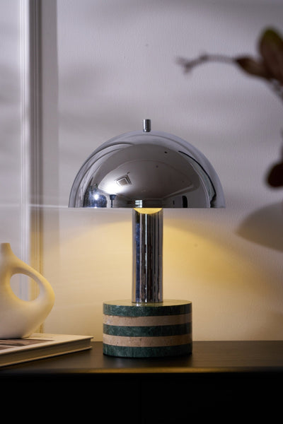 Strata Minimalist Marble Table Lamp
