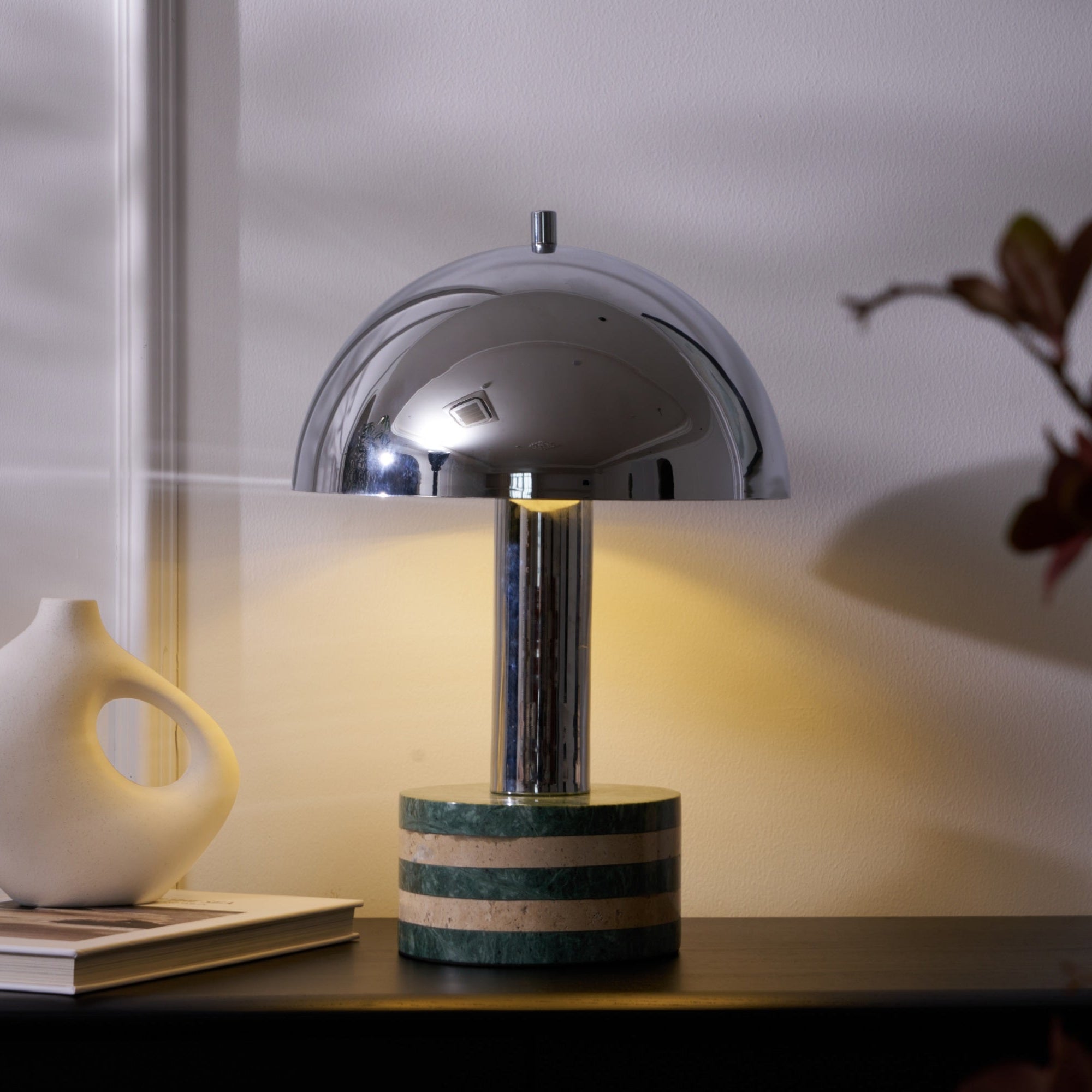 Strata Minimalist Marble Table Lamp
