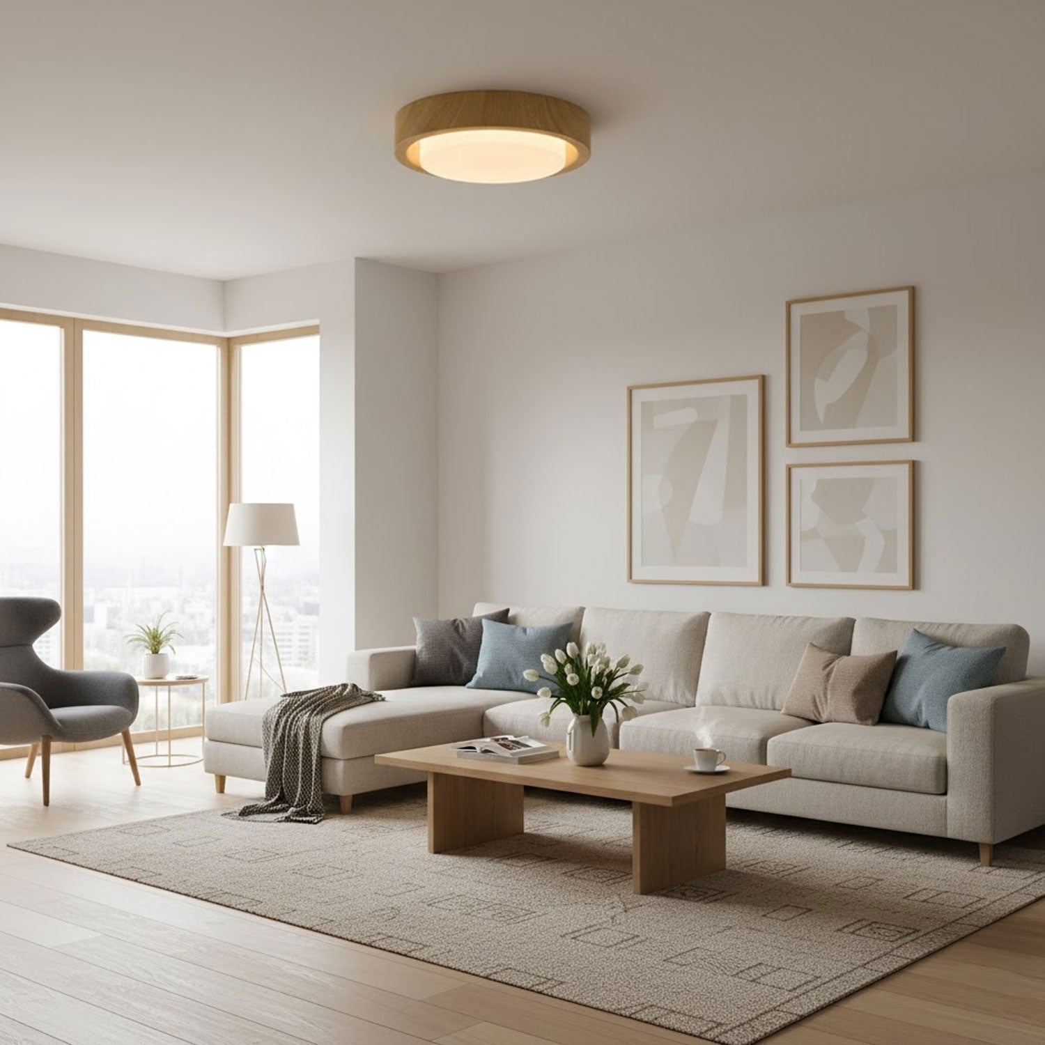 Terienine Lunor Ring Ceiling Light