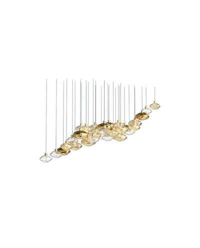 Elmarel Flowing Crystal Dining Chandelier