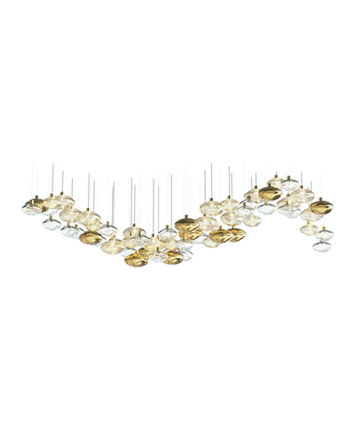 Elmarel Flowing Crystal Dining Chandelier