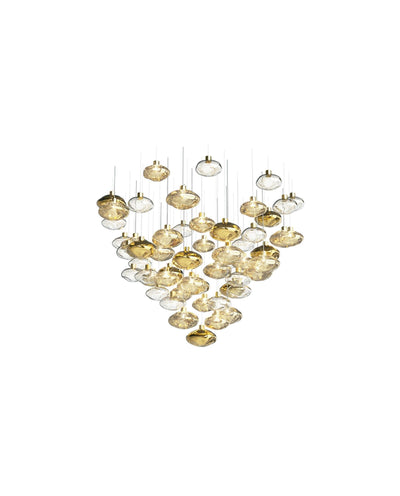 Elmarel Flowing Crystal Dining Chandelier