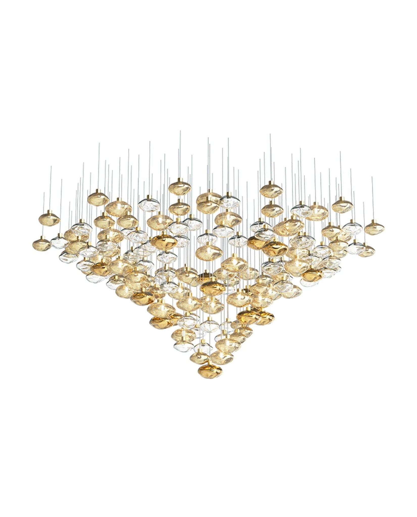 Elmarel Flowing Crystal Dining Chandelier