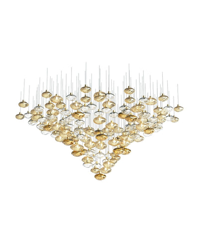 Elmarel Flowing Crystal Dining Chandelier