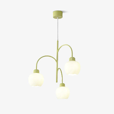Pane Chandelier Flower Petal Modern