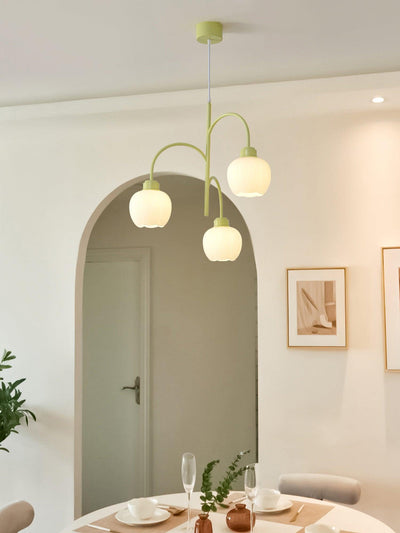 Pane Chandelier Flower Petal Modern