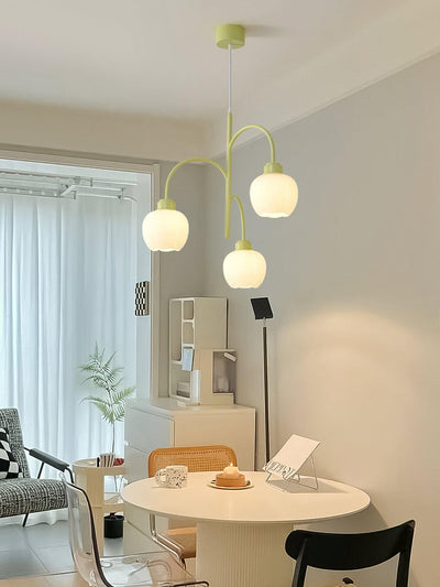 Pane Chandelier Flower Petal Modern