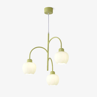 Pane Chandelier Flower Petal Modern