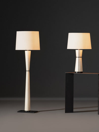 Renenelia Leather Floor Lamp