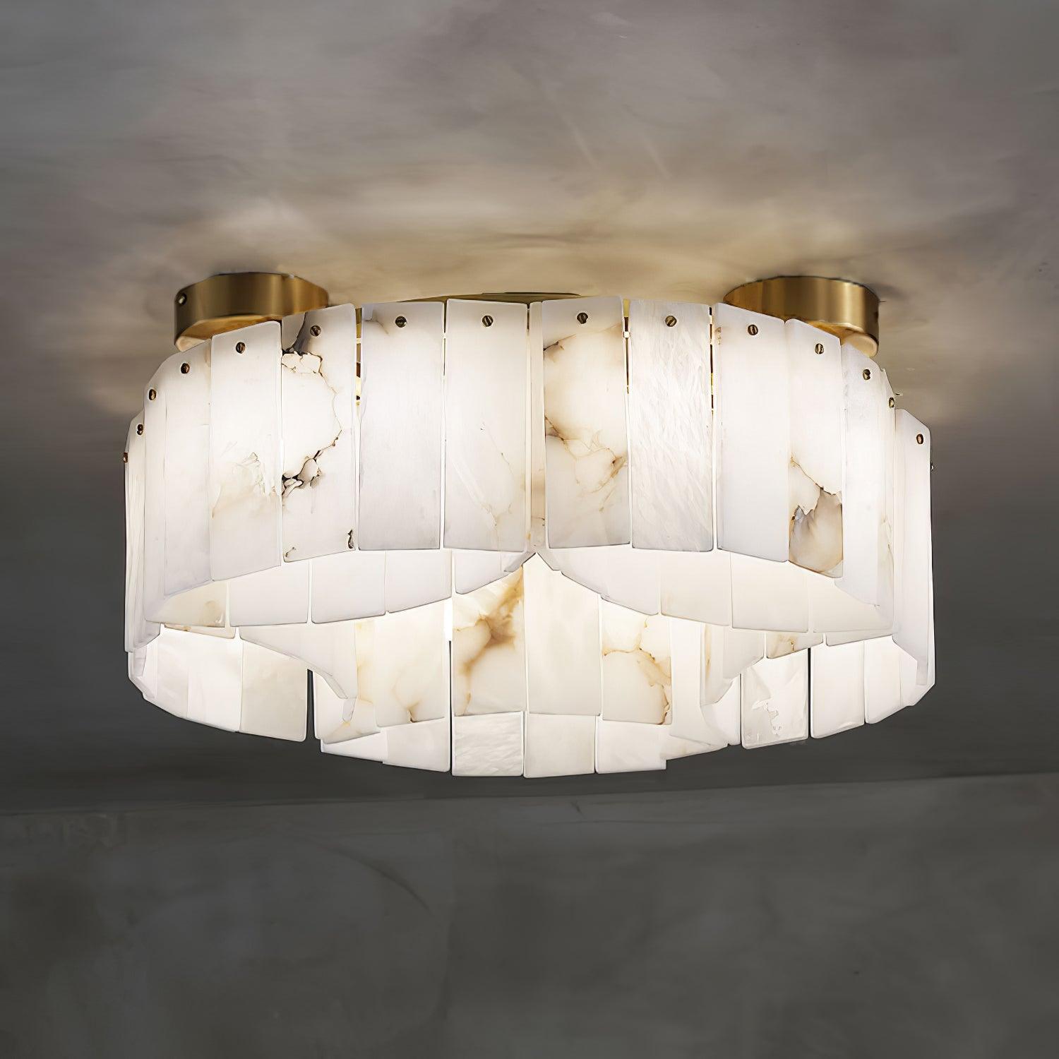 Selene Alabaster Ceiling Light
