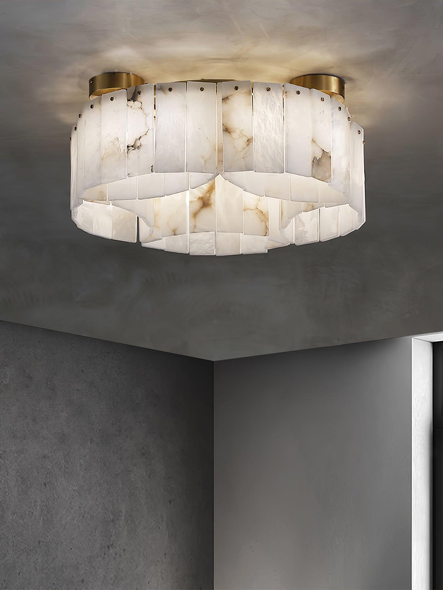 Selene Alabaster Ceiling Light