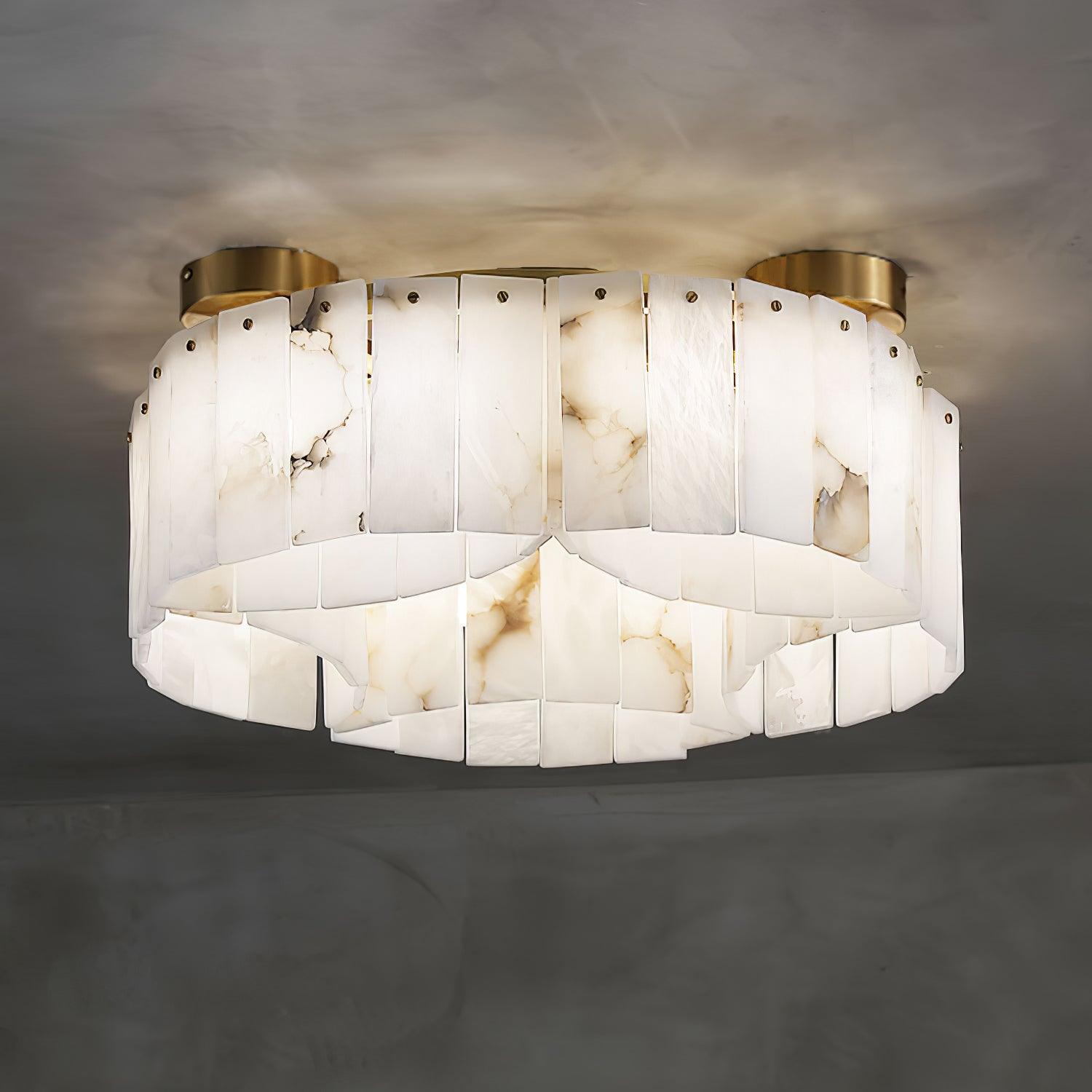 Selene Alabaster Ceiling Light