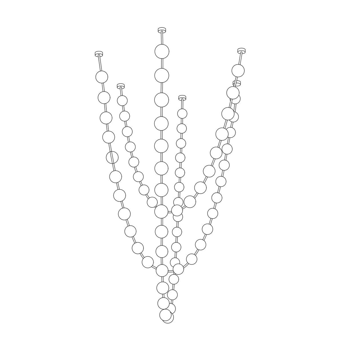 Lindencourt Strand Necklace Chandelier